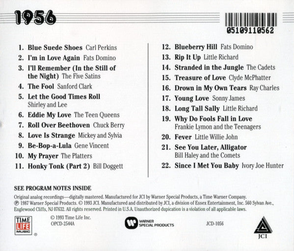 Various : 1956 (CD, Comp, RM)