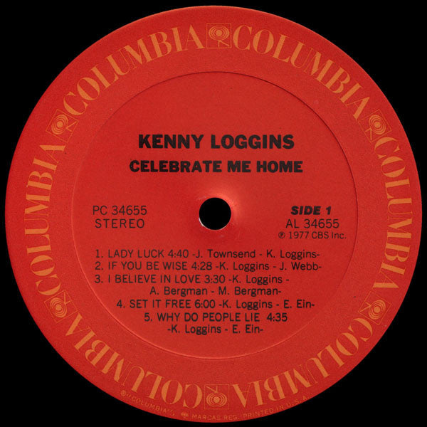 Kenny Loggins : Celebrate Me Home (LP, Album)