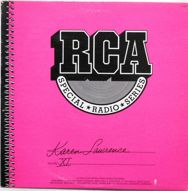 Karen Lawrence : RCA Special Radio Series Volume XI (LP, Transcription)