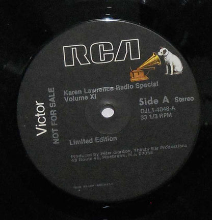 Karen Lawrence : RCA Special Radio Series Volume XI (LP, Transcription)