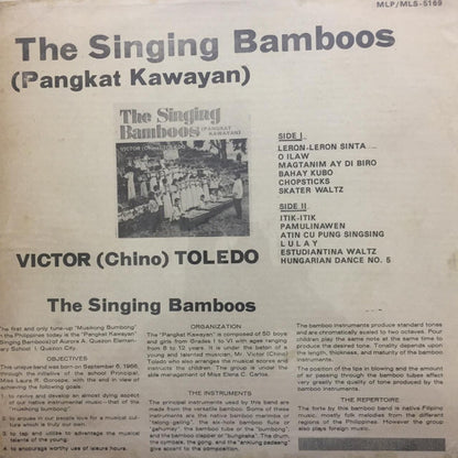 Pangkat Kawayan, Victor Toledo : The Singing Bamboos (LP)