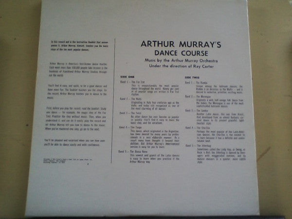 The Arthur Murray Orchestra : Arthur Murray's Dance Course (LP)
