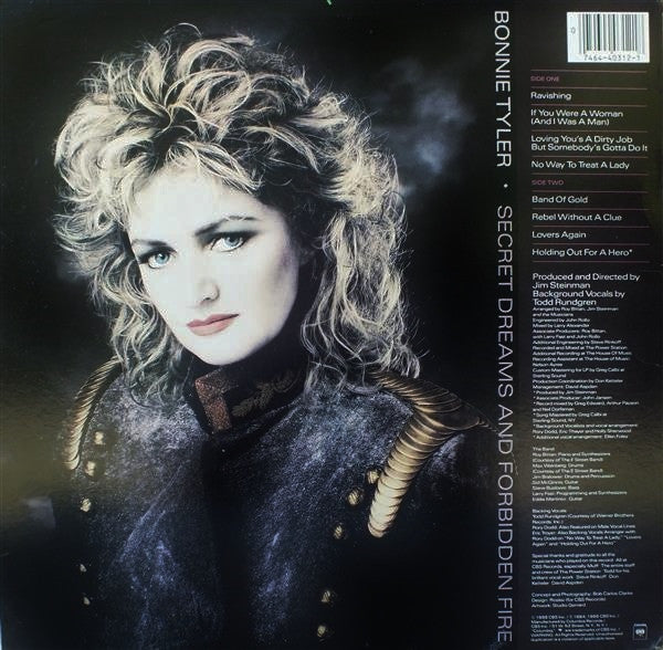 Bonnie Tyler : Secret Dreams And Forbidden Fire (LP, Album)
