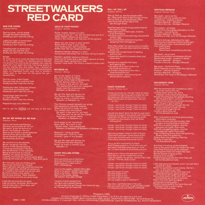 Streetwalkers : Red Card (LP, Album, Ter)