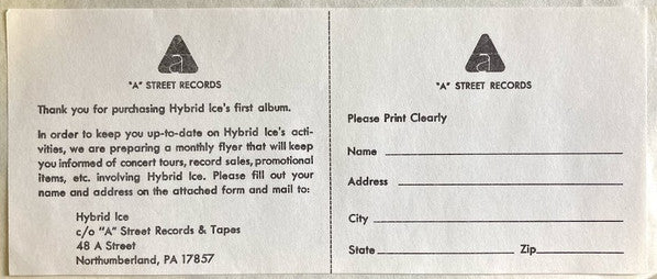 Hybrid Ice : Hybrid Ice (LP, Album)