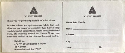 Hybrid Ice : Hybrid Ice (LP, Album)