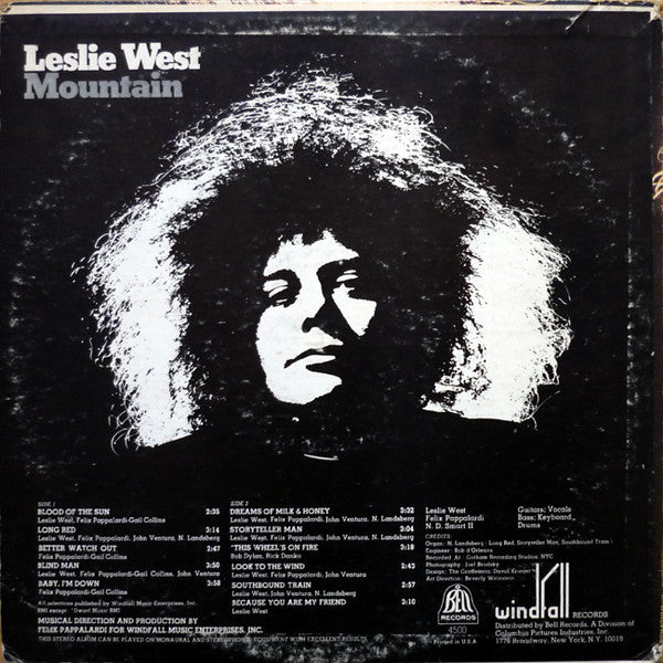 Leslie West : Mountain (LP, Album, Bes)