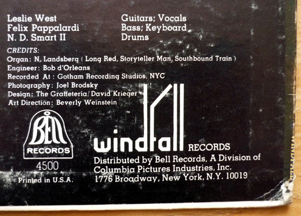 Leslie West : Mountain (LP, Album, Bes)