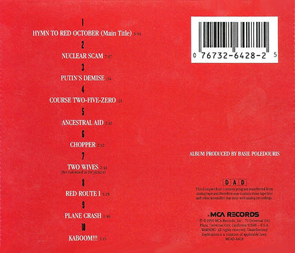 Basil Poledouris : The Hunt For Red October (Music From The Original Motion Picture Soundtrack) (CD)