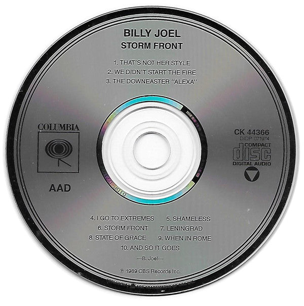 Buy Billy Joel : Storm Front (CD, Album) Online for a great price