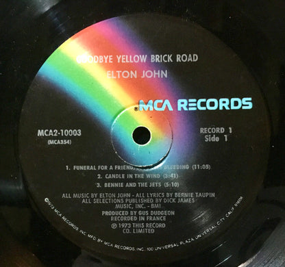 Elton John : Goodbye Yellow Brick Road (2xLP, Album, Pin)