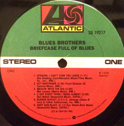 The Blues Brothers : Briefcase Full Of Blues (LP, Album, Club, CRC)