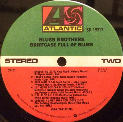The Blues Brothers : Briefcase Full Of Blues (LP, Album, Club, CRC)