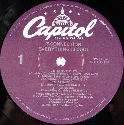 T-Connection : Everything Is Cool (LP, Album, Win)
