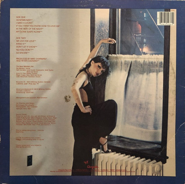 Pat Benatar : In The Heat Of The Night (LP, Album, Ter)