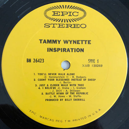 Tammy Wynette : Inspiration (LP, Album, Ter)