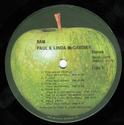 Paul & Linda McCartney : Ram (LP, Album, Win)