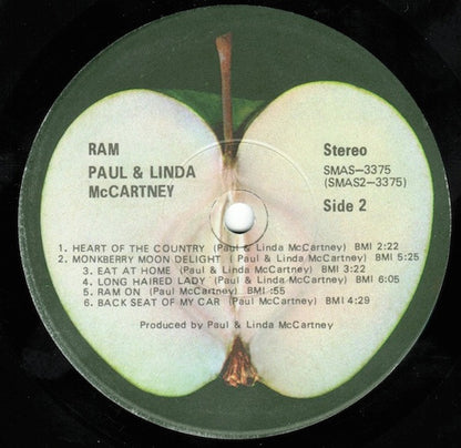 Paul & Linda McCartney : Ram (LP, Album, Win)