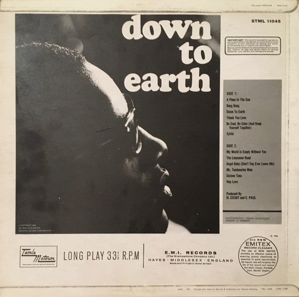 Stevie Wonder : Down To Earth (LP, Album)