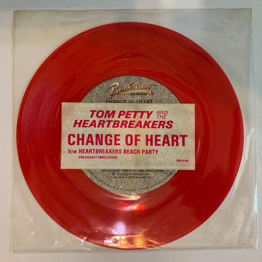 Tom Petty And The Heartbreakers : Change Of Heart (7", Single, PRC)