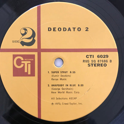 Eumir Deodato : Deodato 2 (LP, Album, San)