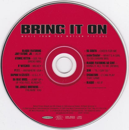 Various : Bring It On (Music From The Motion Picture) (CD, Album)