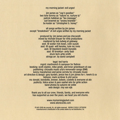 My Morning Jacket : Evil Urges (CD, Album)