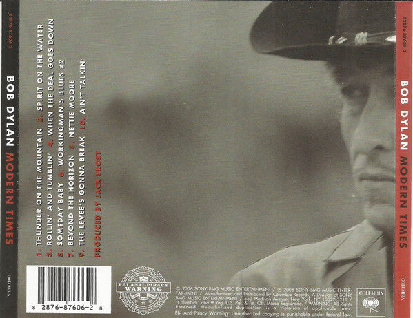 Bob Dylan : Modern Times (CD, Album)