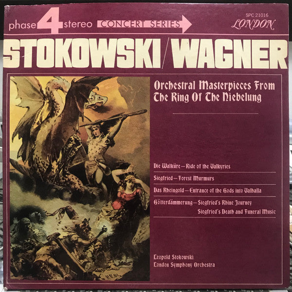 Leopold Stokowski / Richard Wagner, The London Symphony Orchestra : Orchestral Masterpieces From The Ring Of The Niebelung (LP, Gat)
