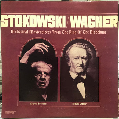 Leopold Stokowski / Richard Wagner, The London Symphony Orchestra : Orchestral Masterpieces From The Ring Of The Niebelung (LP, Gat)