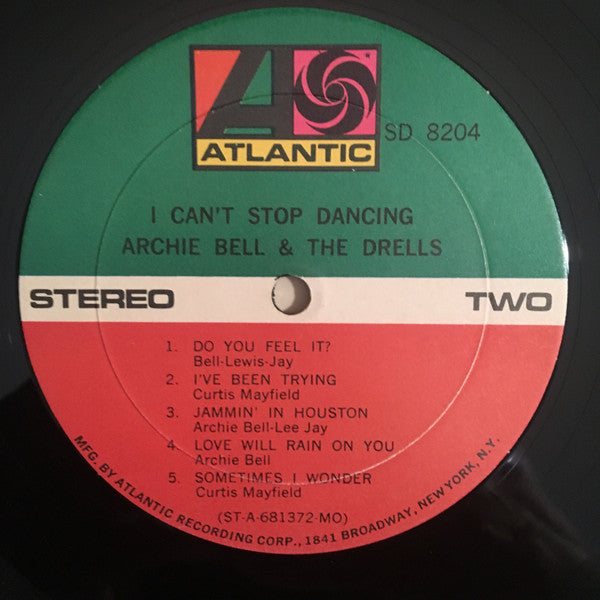 Buy Archie Bell & The Drells : I Can't Stop Dancing (LP, Album