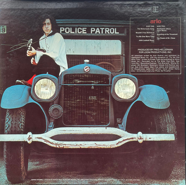 Arlo Guthrie : Arlo (LP, Album, RE, Pit)