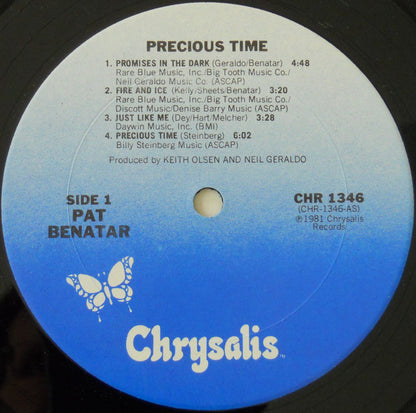 Pat Benatar : Precious Time (LP, Album, RE)