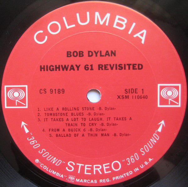 Bob Dylan : Highway 61 Revisited (LP, Album, RE)