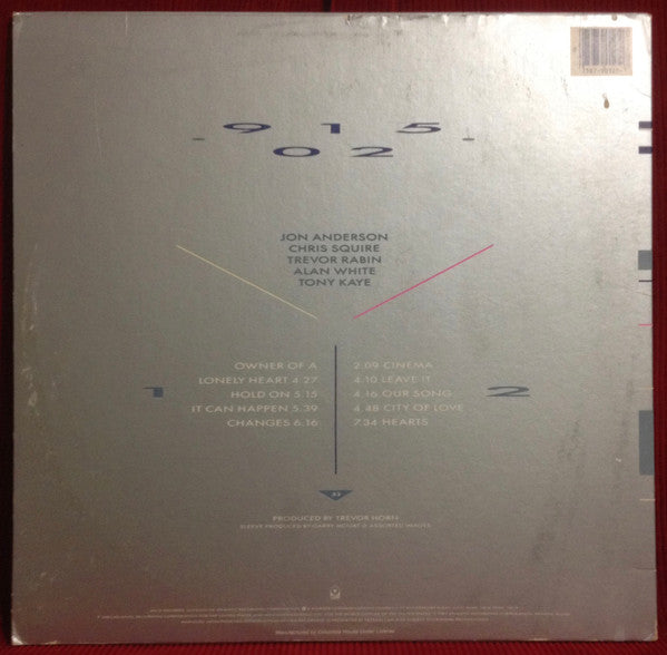 Yes : 90125 (LP, Album, Club, CRC)
