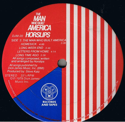 Horslips : The Man Who Built America (LP, Album, San)