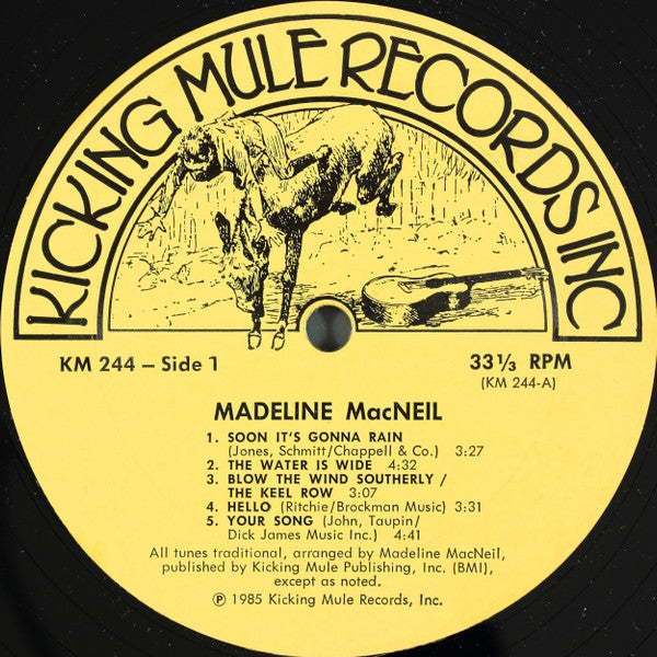 Madeline MacNeil : Soon It's Going to Rain (LP, Album)