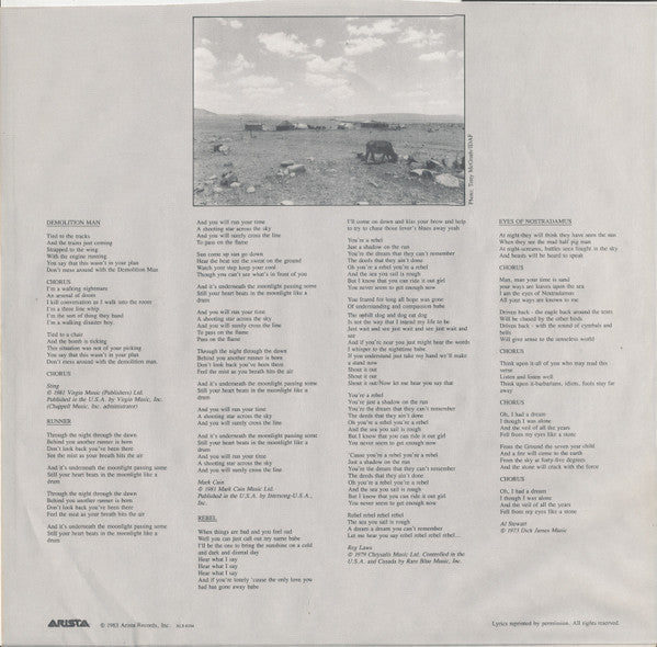 Manfred Mann's Earth Band : Somewhere In Afrika (LP, Album)