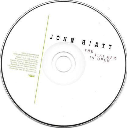 John Hiatt : The Tiki Bar Is Open (CD, Album)