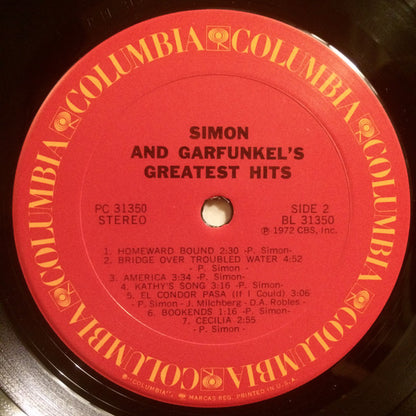 Simon & Garfunkel : Simon And Garfunkel's Greatest Hits (LP, Comp, RE, San)