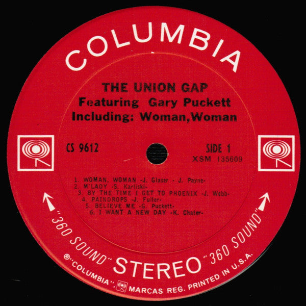 Gary Puckett & The Union Gap : Woman, Woman (LP, Album, Pit)