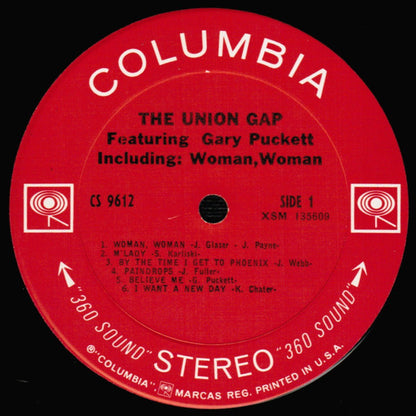 Gary Puckett & The Union Gap : Woman, Woman (LP, Album, Pit)