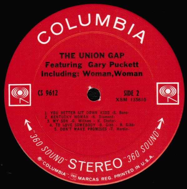 Gary Puckett & The Union Gap : Woman, Woman (LP, Album, Pit)