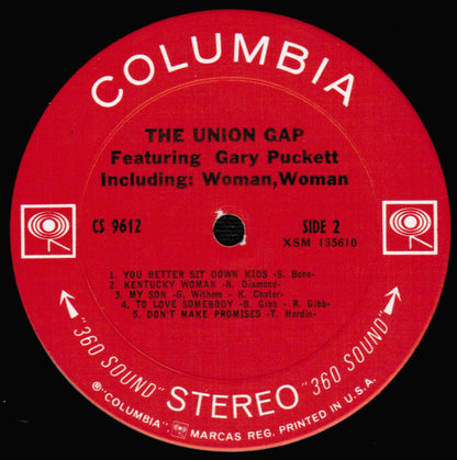 Gary Puckett & The Union Gap : Woman, Woman (LP, Album, Pit)