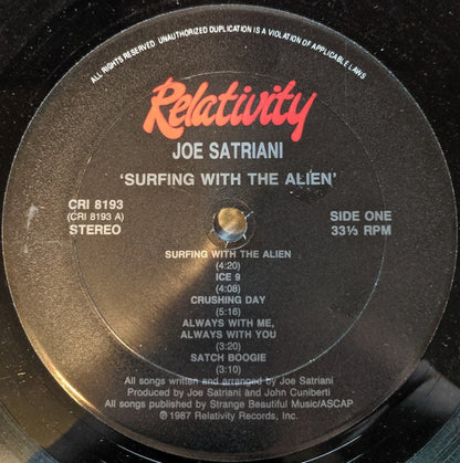 Joe Satriani : Surfing With The Alien (LP, Album)