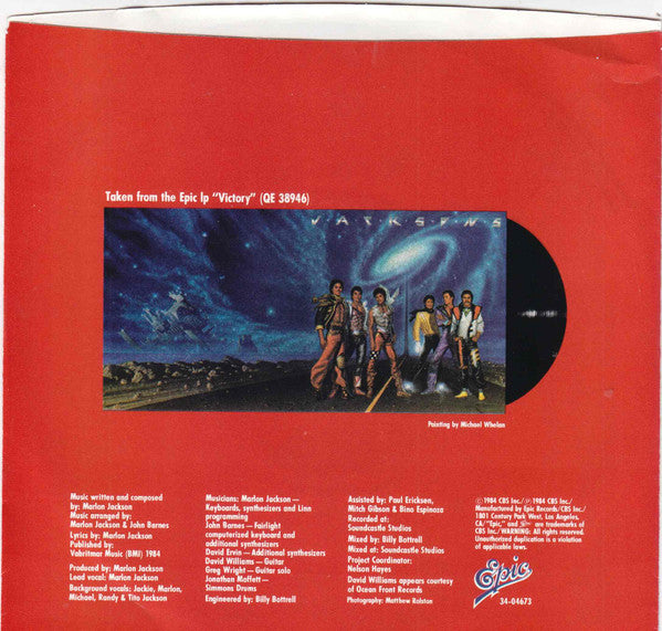 The Jacksons : Body (7", Single, Styrene, Car)