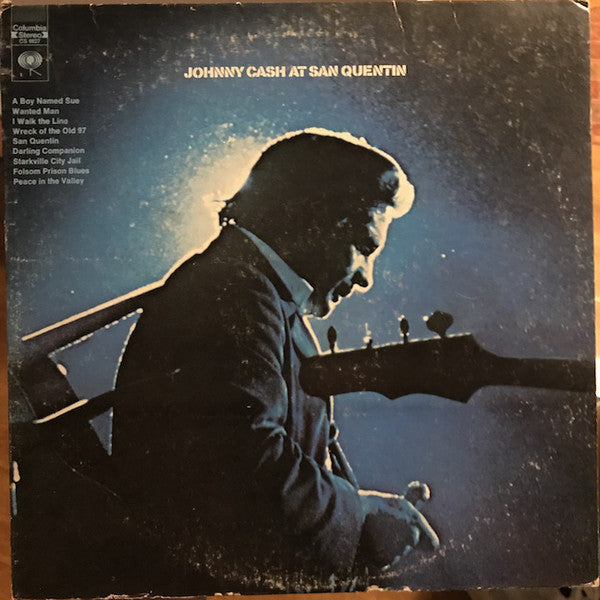 Johnny Cash : Johnny Cash At San Quentin (LP, Album, Pit)