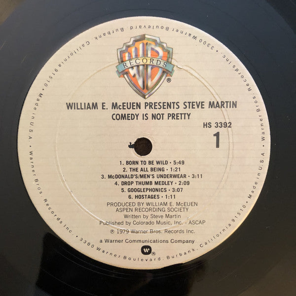 Steve Martin (2) : Comedy Is Not Pretty (LP, Album, RP, Ter)