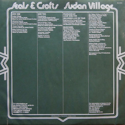 Seals & Crofts : Sudan Village (LP, Album, Los)