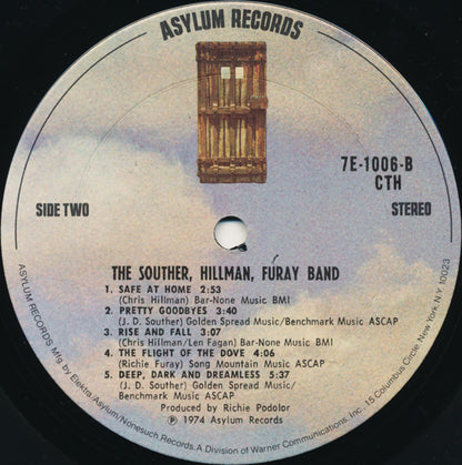 The Souther-Hillman-Furay Band : The Souther-Hillman-Furay Band (LP, Album, Ter)